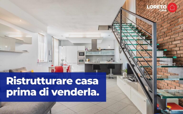 Ristrutturare casa prima di venderla